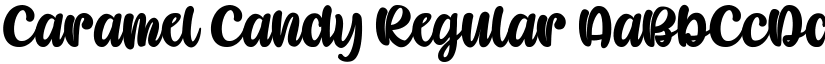 Caramel Candy Regular font