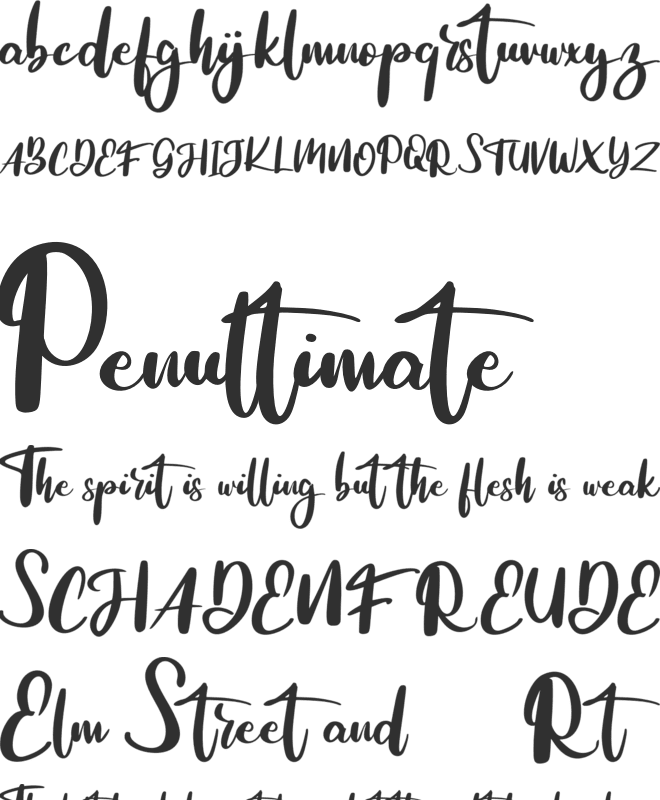 The blog malog FREE font preview