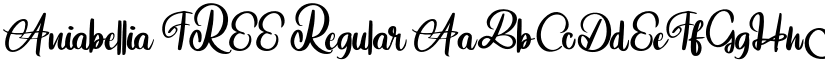 Aniabellia FREE Regular font