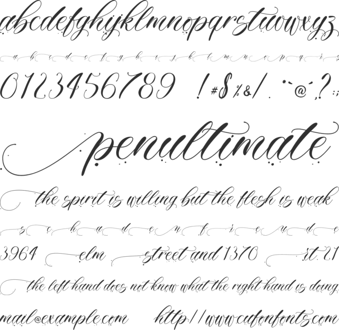 Rathouly - Personal Use font preview