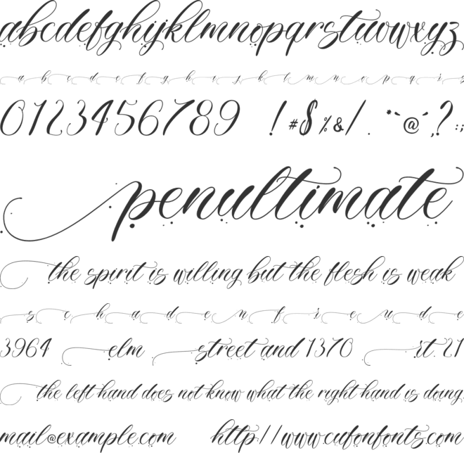 Rathouly - Personal Use font preview