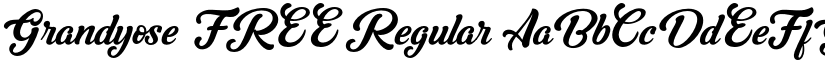 Grandyose FREE Regular font