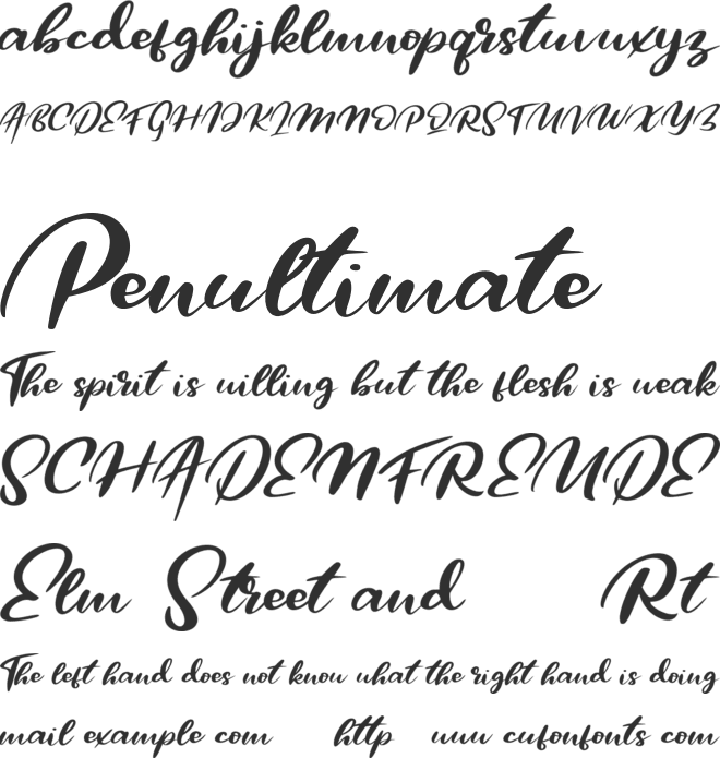 Qors FREE font preview