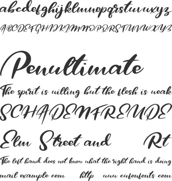 Qors FREE font preview