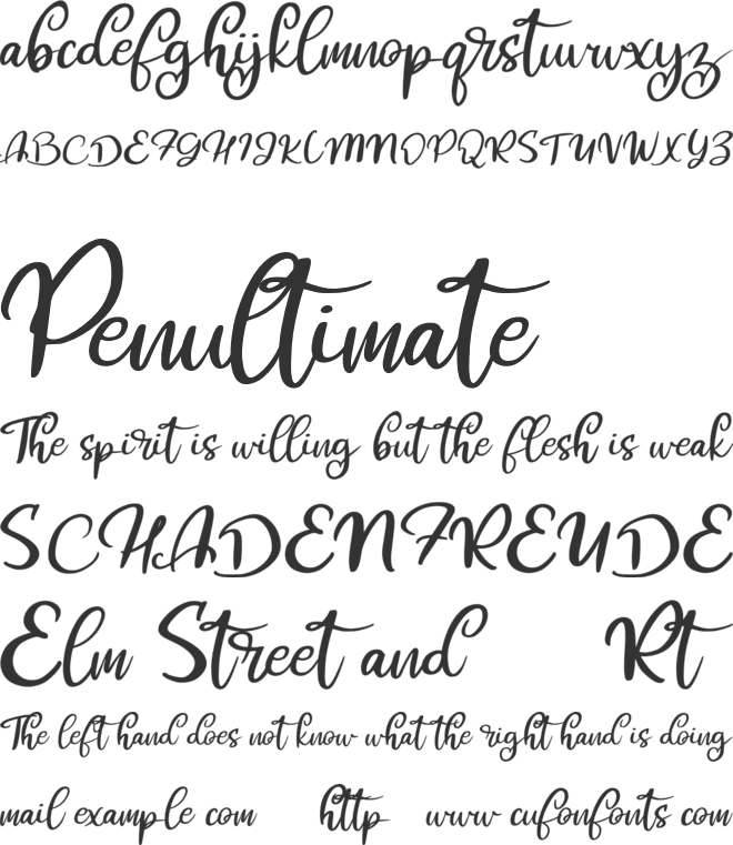 Hibes FREE font preview