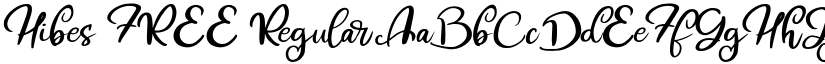Hibes FREE Regular font