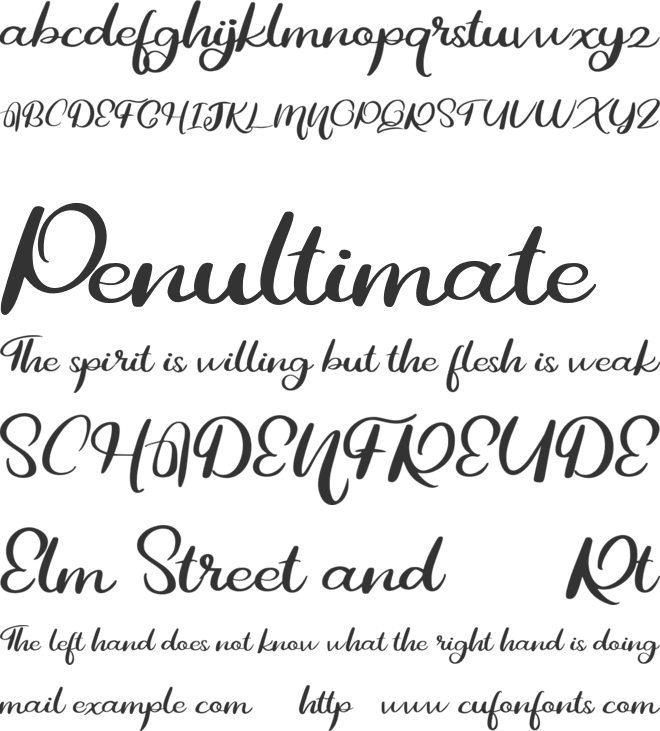 Hetbig FREE font preview