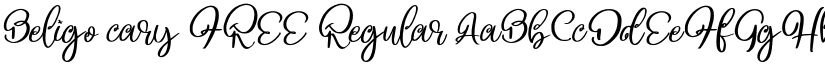 Beligo cary FREE font download
