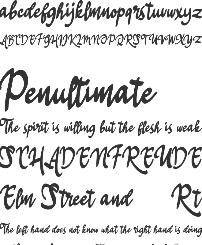 Hilles FREE font preview