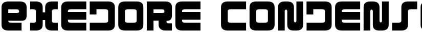 Exedore Condensed font