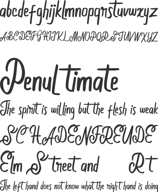 Moolland FREE font preview