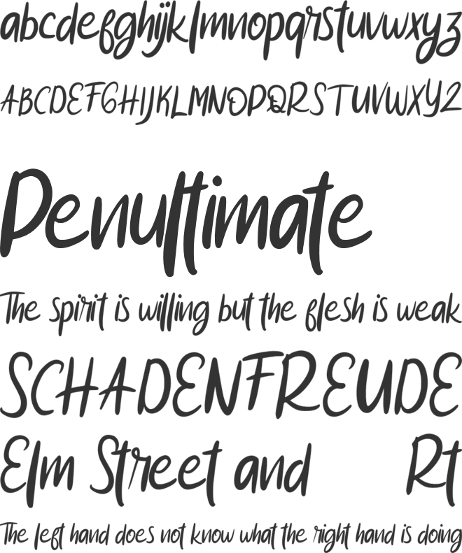 Hagos FREE font preview