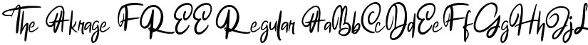 The Akrage FREE font download