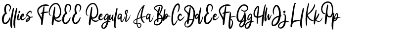 Ellies FREE Regular font