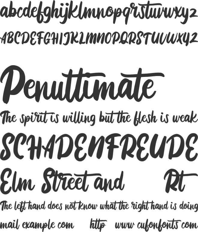 Diotam FREE font preview