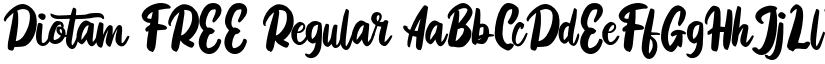 Diotam FREE font download