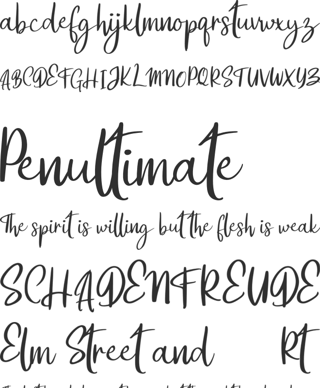 Catline FREE font preview