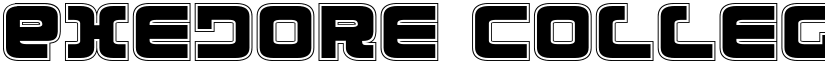 Exedore College font