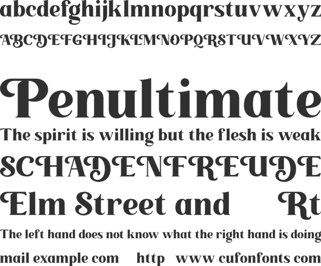 Longline Quart FREE font preview
