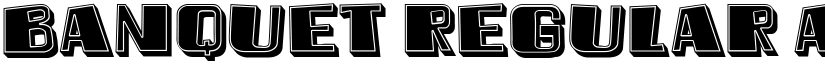 Banquet Regular font