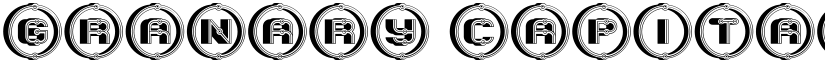 Granary Capitals Regular font