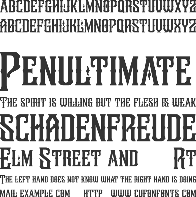 Legendaire FREE font preview