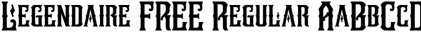 Legendaire FREE Regular font
