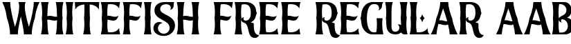 Whitefish FREE Regular font