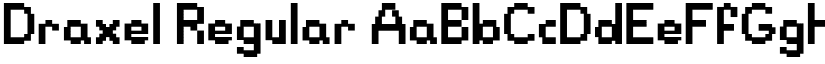 Draxel Regular font