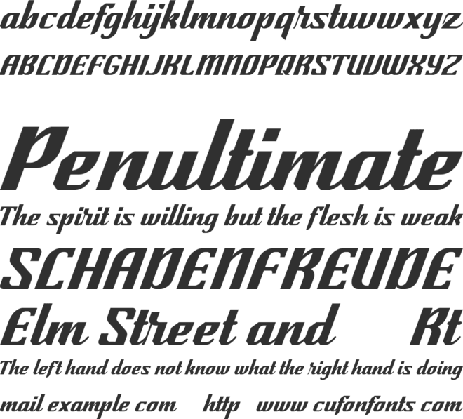 CuttingEnds FREE font preview