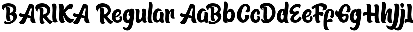 BARIKA font download
