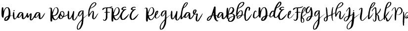 Diana Rough FREE Regular font