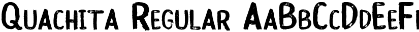 Quachita Regular font