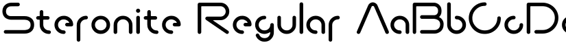 Steronite Regular font