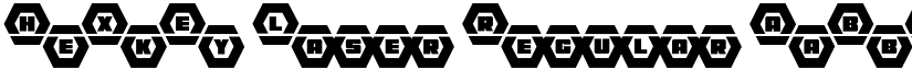 HeXkEy Laser Regular font