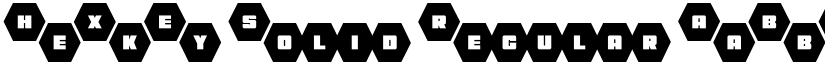 HeXkEy Solid Regular font