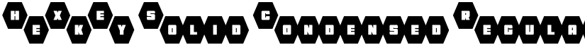 HeXkEy Solid Condensed Regular font