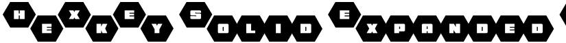 HeXkEy Solid Expanded Regular font