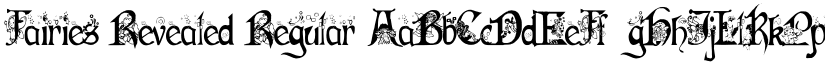 Fairies Revealed Regular font