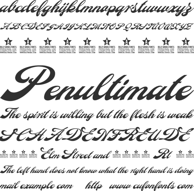 Diamonde Personal Use font preview