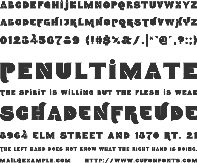 Namskin font preview