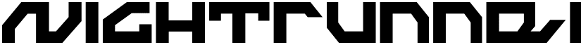 Nightrunner Condensed font