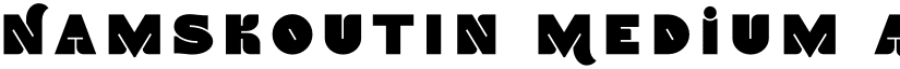 NamskoutIn Medium font