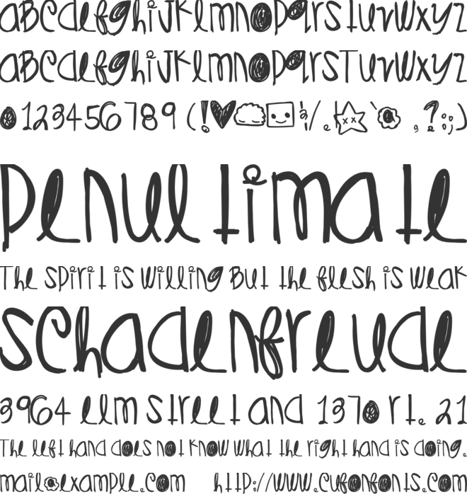 DiamondsPearls font preview