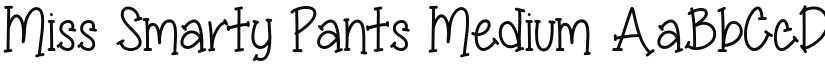Miss Smarty Pants font download