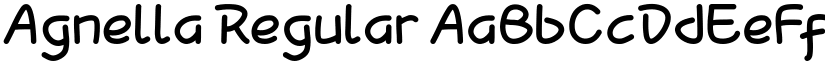 Agnella Regular font