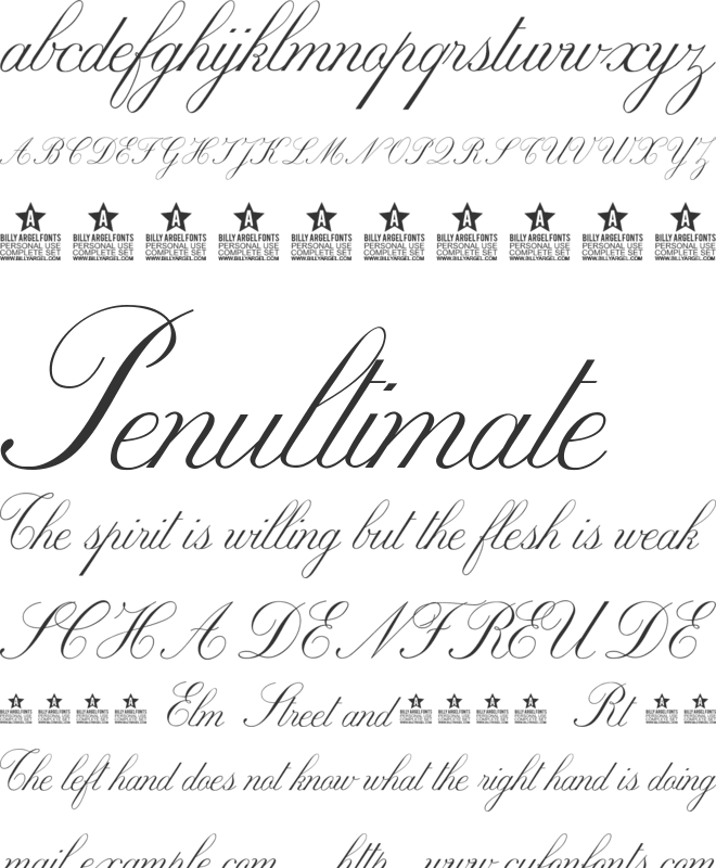 Marriage Moment Personal Use font preview