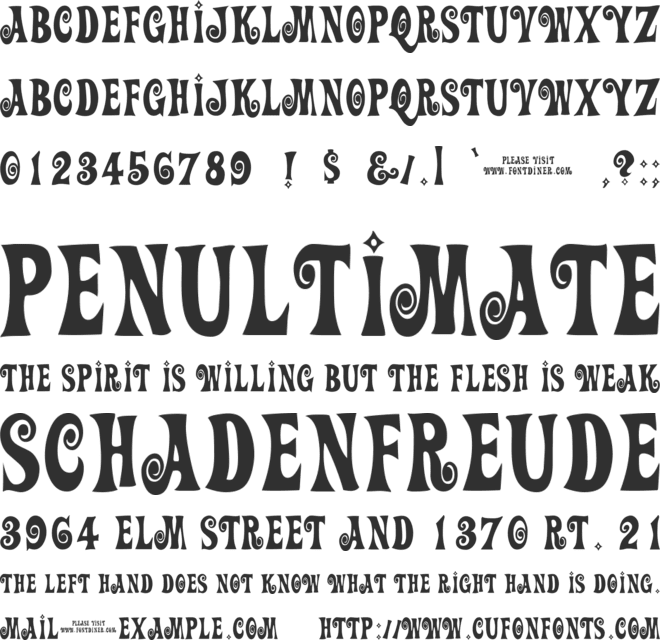 ActionIs font preview