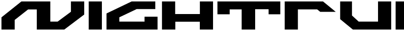 Nightrunner Expanded font