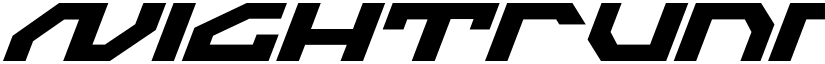 Nightrunner Italic font